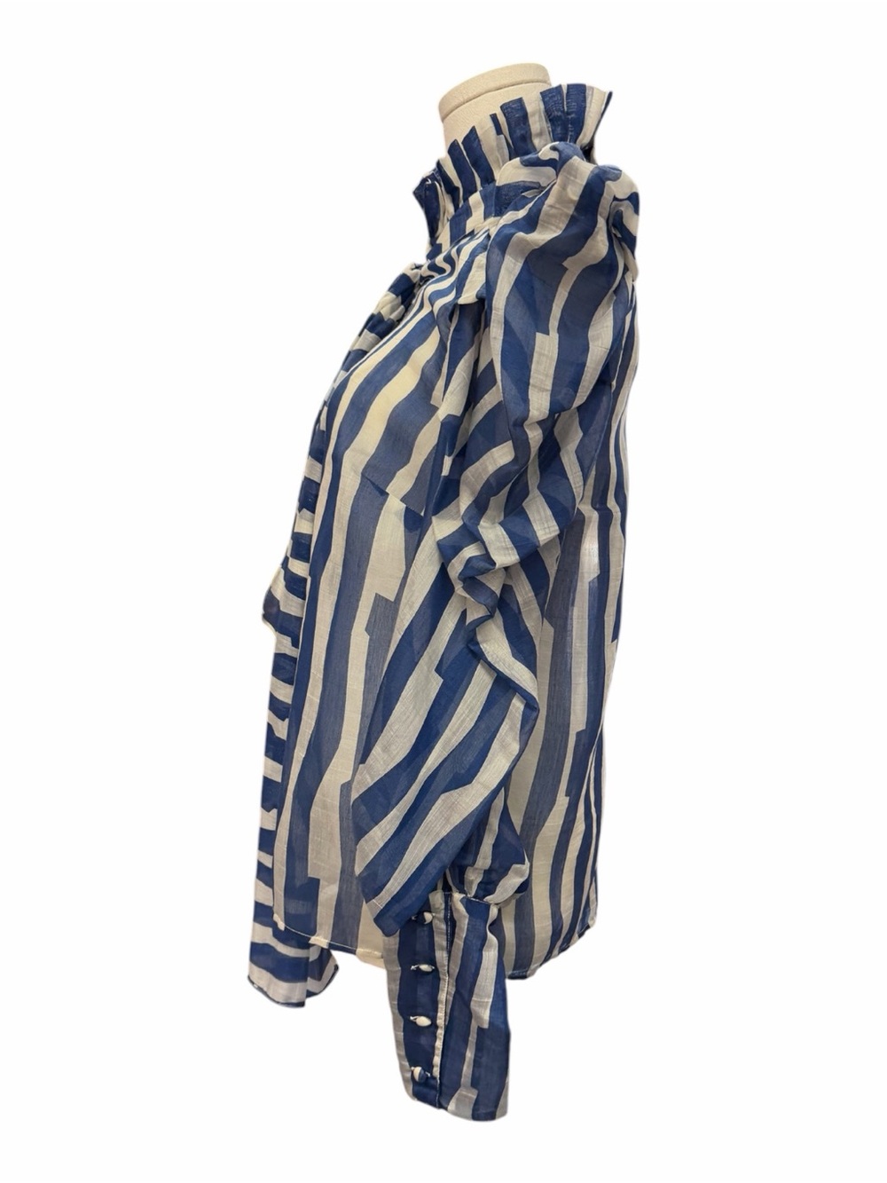 S17 siobhanmolloy blue and white top - Picture 4 of 10
